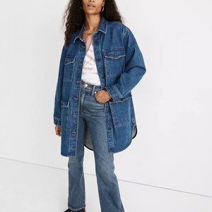 BNWT Madewell Oversized Chore Coat Jacket Size L in Laurelton Wash